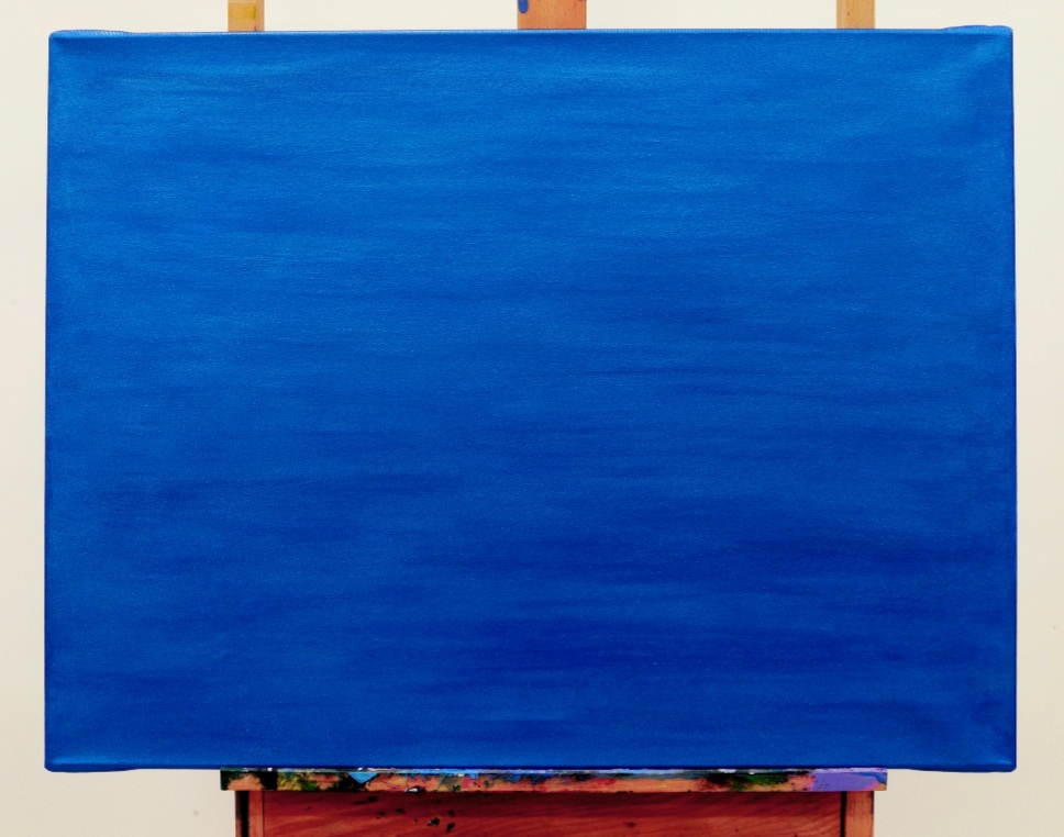 "Syvän Sininen." 75X55 akryyli. 290e