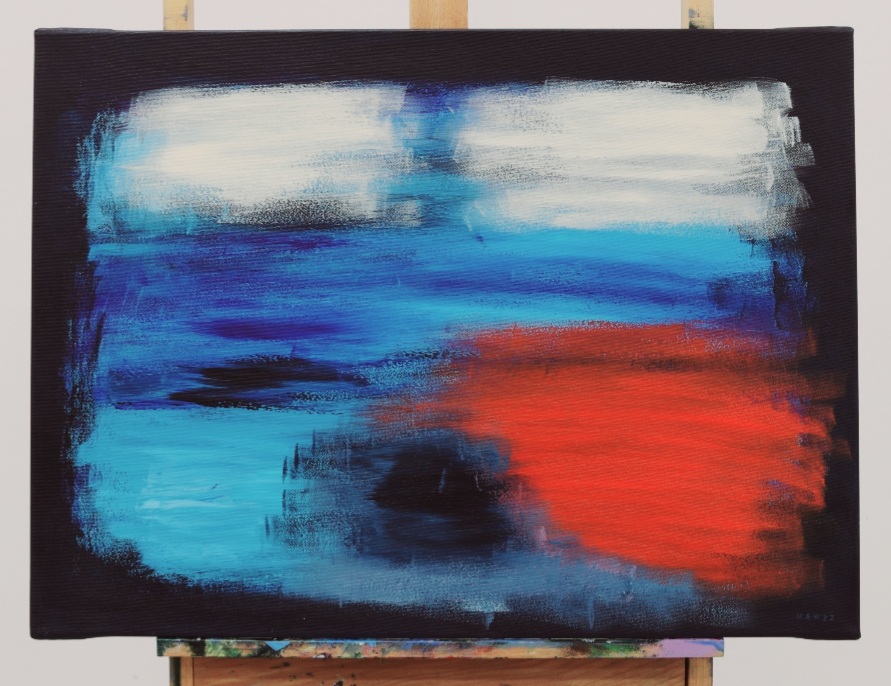 "Ikkuna." 75X55 akryyli. 280e
